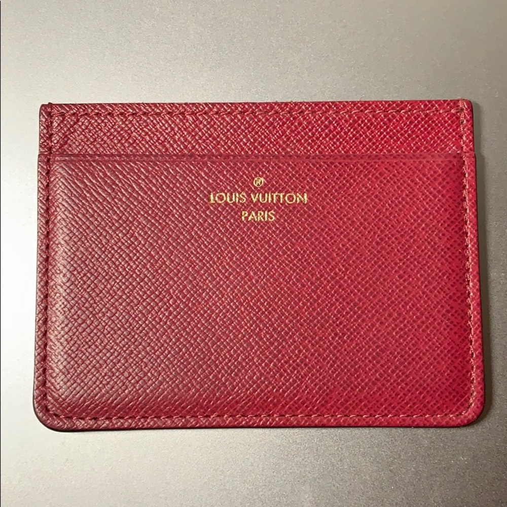 LV Fuschia Cardholder